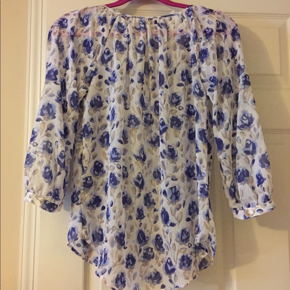 Lauren Conrad sheer blouse - Picture 3 of 3